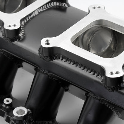 Speedmaster PCE148.1105 Fits Chevy GM LS3 Fabricated EFI Twin Throttle Body Intake Manifold Black