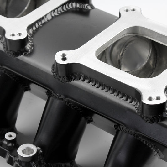 Speedmaster PCE148.1106 Fits Chevy GM LS7 Fabricated EFI Twin Throttle Body Intake Manifold Black