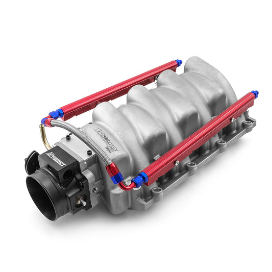 Speedmaster PCE148.1113 Fits Chevy LS1 LS2 LS6 EFI Intake Manifold Satin With 92mm Throttle Body