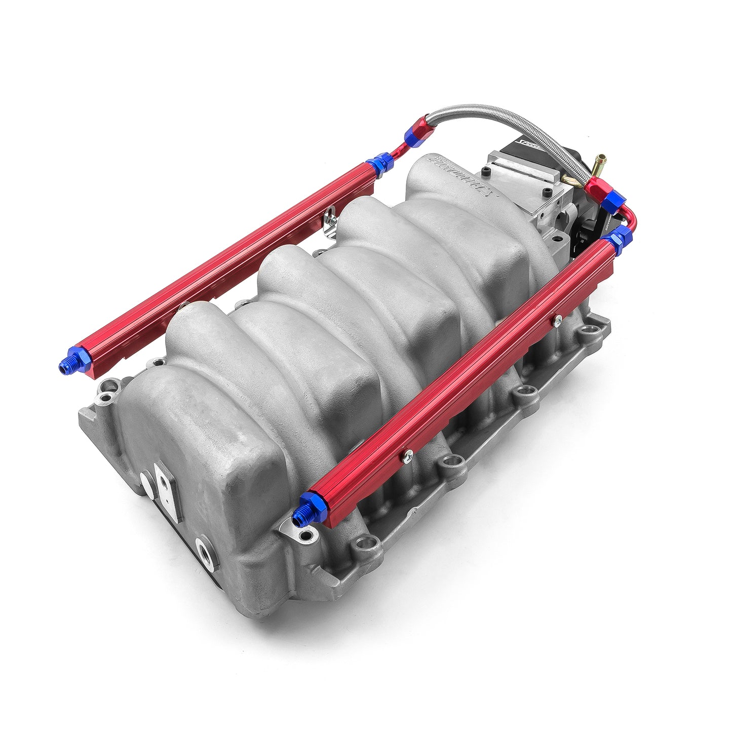 Speedmaster PCE148.1113 Fits Chevy LS1 LS2 LS6 EFI Intake Manifold Satin With 92mm Throttle Body