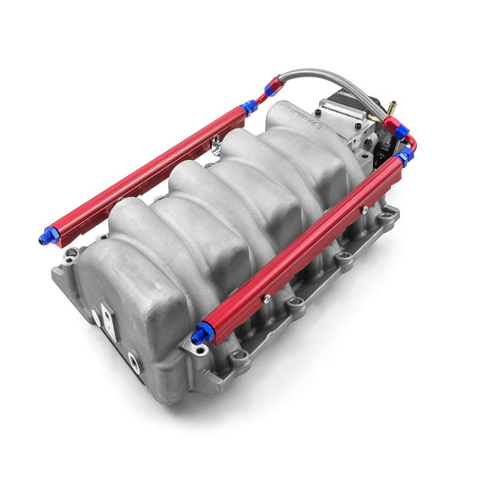 Speedmaster PCE148.1113 Fits Chevy LS1 LS2 LS6 EFI Intake Manifold Satin With 92mm Throttle Body