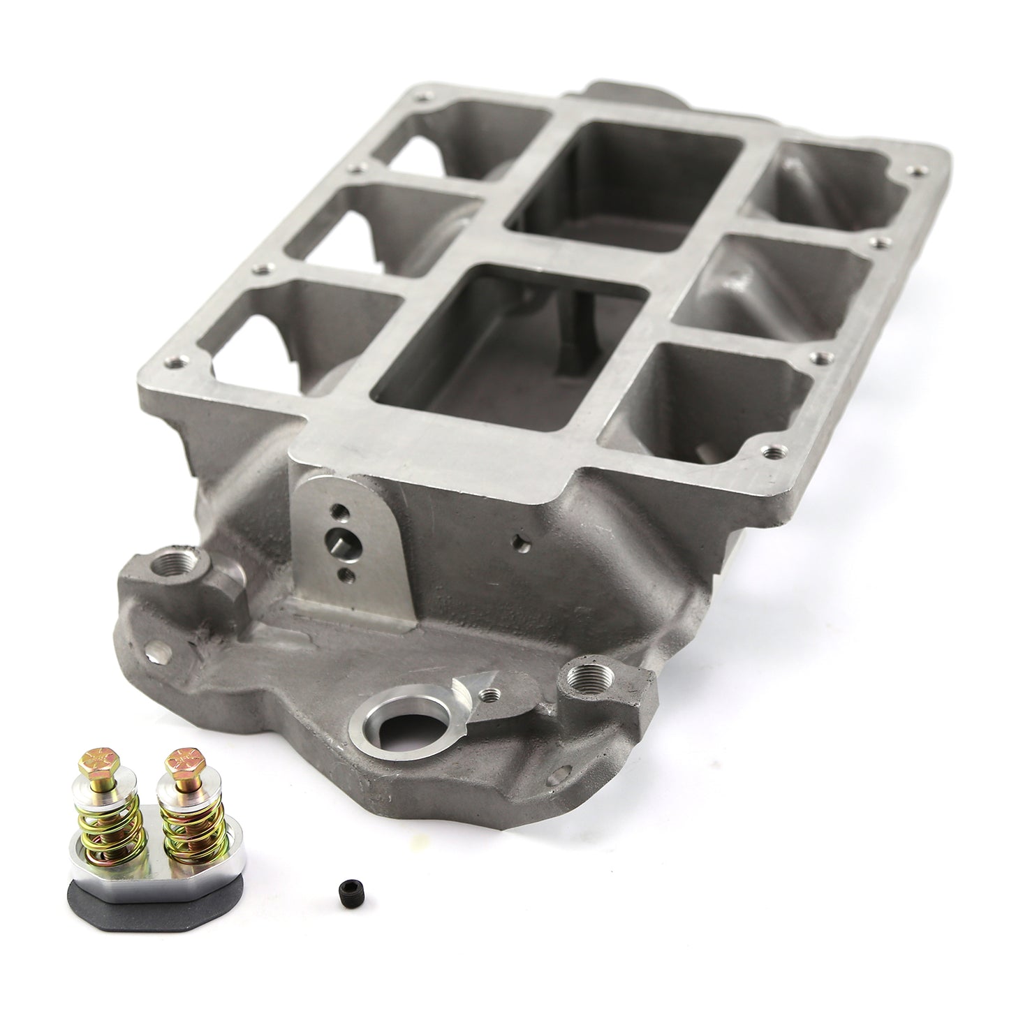 Speedmaster 1-149-004-01 Fits Chevy SBC 350 6-71 8-71 Supercharger Aluminum Intake Manifold [Satin]
