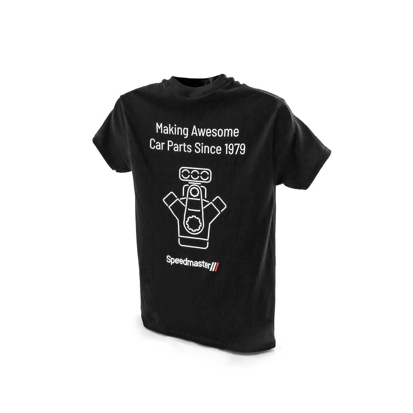 Speedmaster PCE160.1039.07 Speedmaster Engine Black Cotton T-Shirt - 4XL