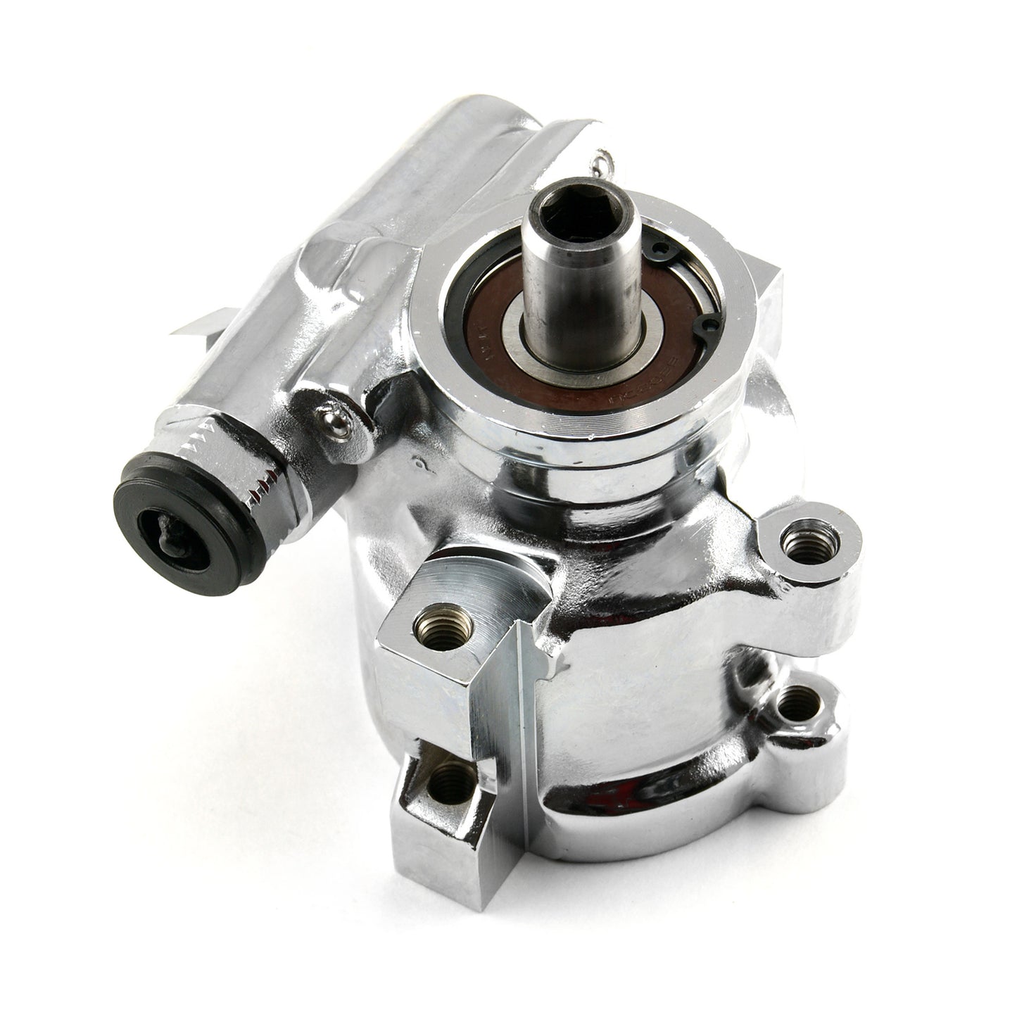 Speedmaster PCE172.1003 Fits Chevy Gm 1980-01 Saginaw Tc Type 2 Remote Reservoir Power Steering Pump Chrome
