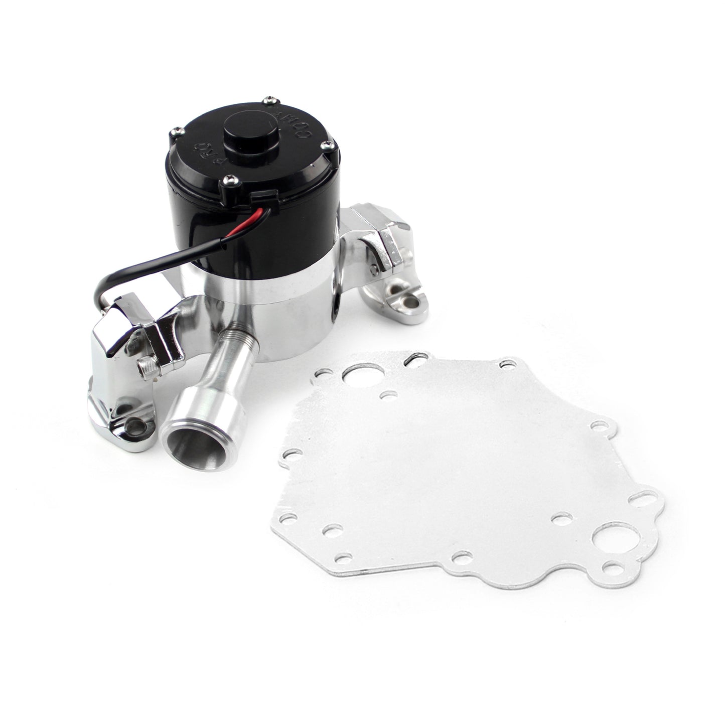 Speedmaster PCE194.1007 Fits Ford SB 289 302 351 Windsor 351C Cleveland 35+ Gpm Electric Water Pump [Chrome]