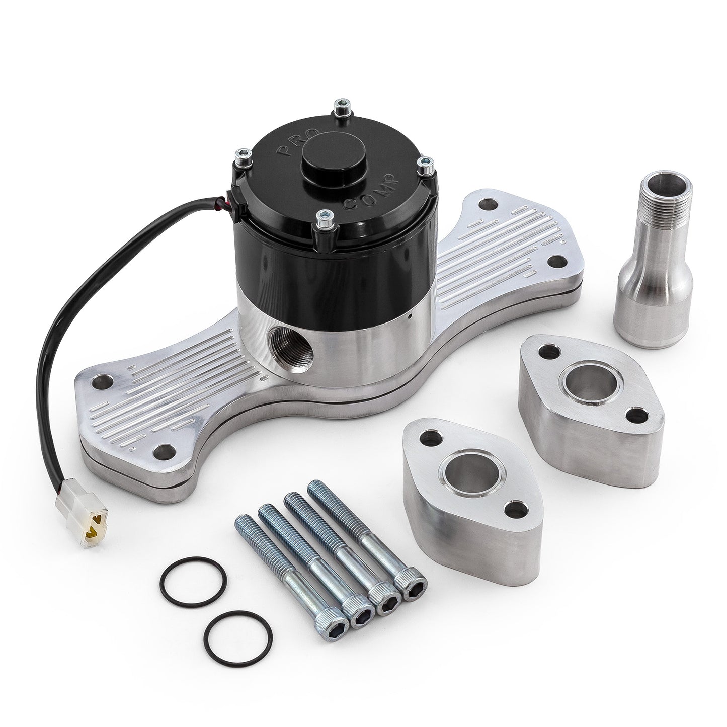 Speedmaster PCE194.1018 Fits Chevy BBC 454 40+ GPM Slimline Electric Water Pump Polished