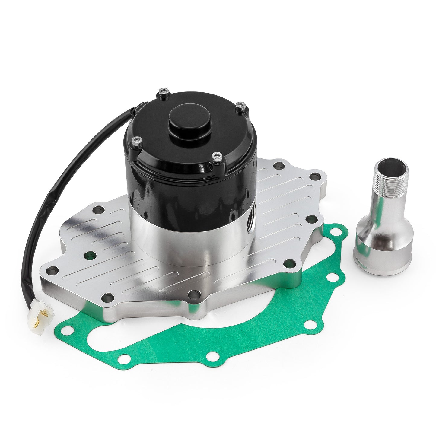 Speedmaster PCE194.1026 Fits Ford 302 351C Cleveland 40+ Gpm Slimline Electric Water Pump Polished