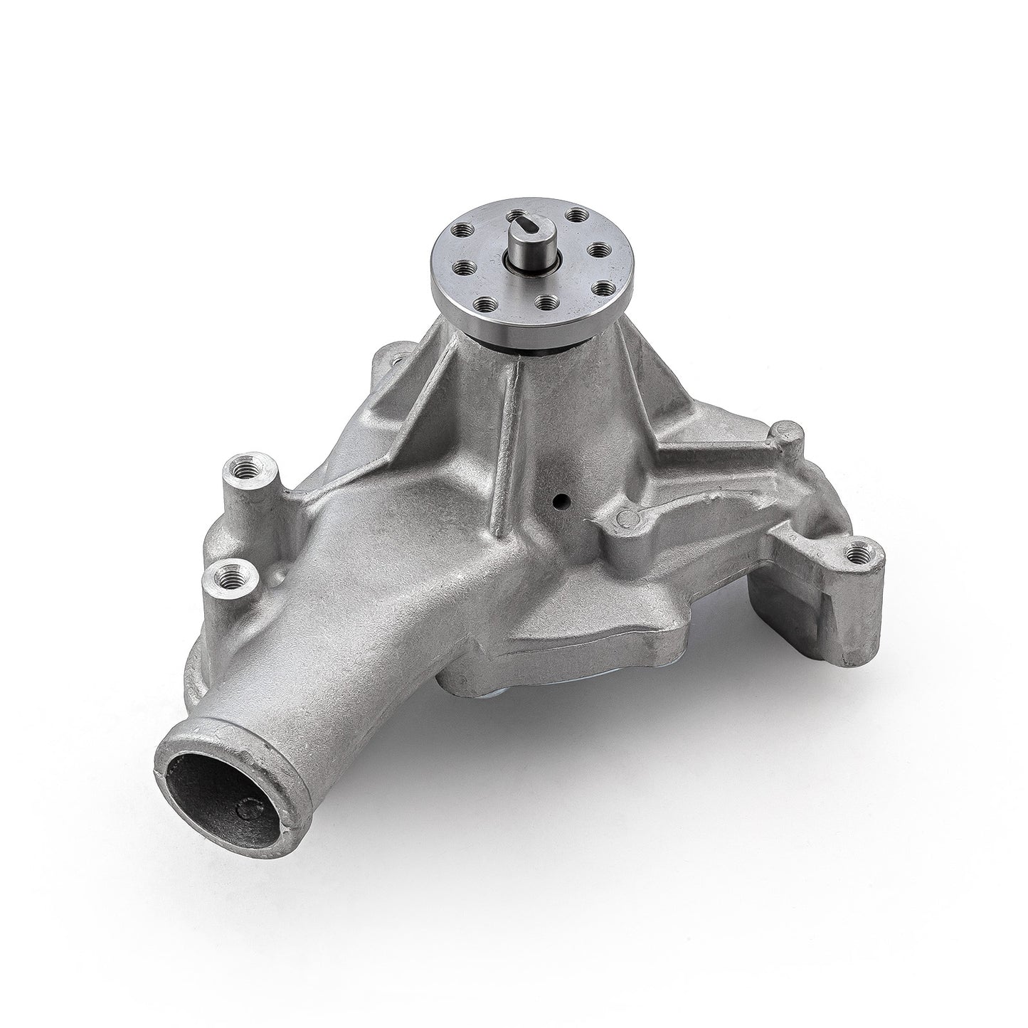 Speedmaster PCE195.1005.01 Fits Chevy SBC 350 High Volume Aluminum Long Water Pump [Satin]