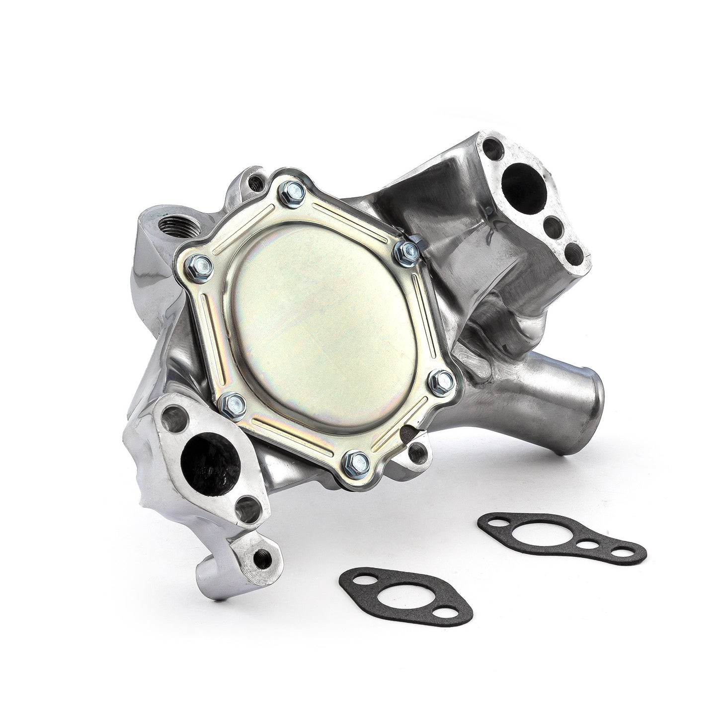 Speedmaster PCE195.1005.03 Fits Chevy SBC 350 High Volume Aluminum Long Water Pump [Polished]