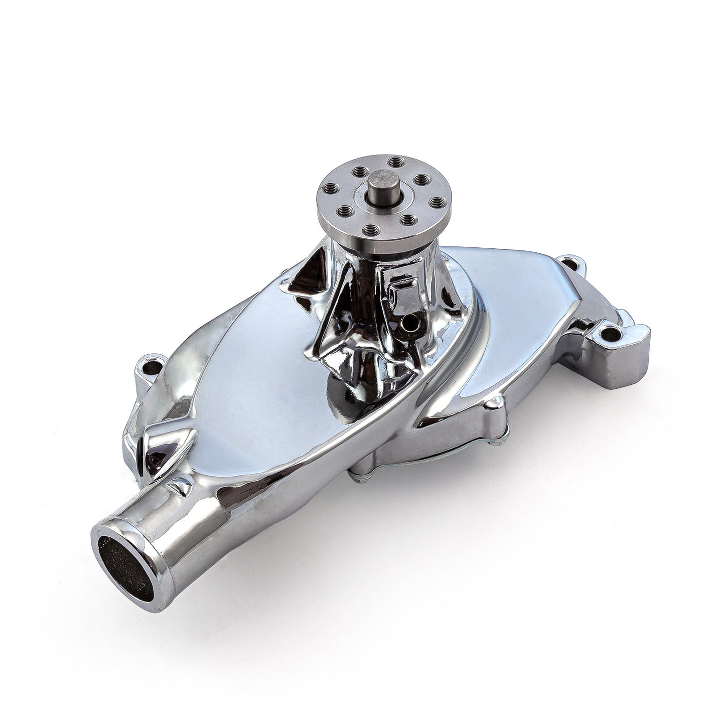 Speedmaster PCE195.1010.04 Fits Chevy BBC 454 High Volume Aluminum Short Water Pump Chrome