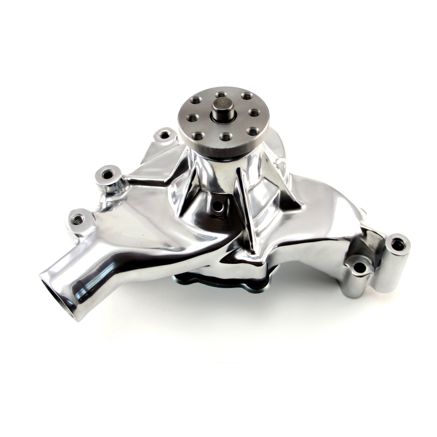 Speedmaster PCE195.1013.04 Fits Chevy BBC 454 High Volume Aluminum Long Water Pump Chrome