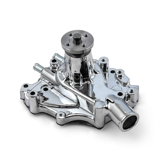 Speedmaster PCE195.1016.03 Fits Ford SB 289 302 351 Windsor High Volume Aluminum Driver Side Water Pump Chrome