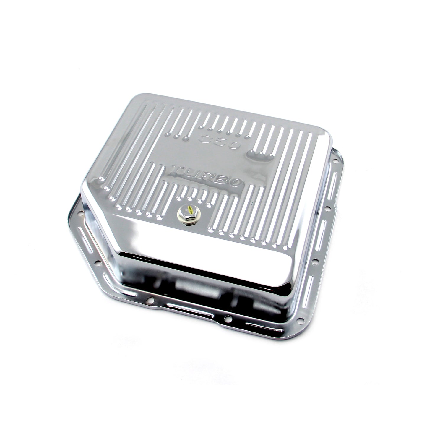 Speedmaster PCE221.1002 Turbo TH350 Deep Transmission Oil Pan Chrome Finned
