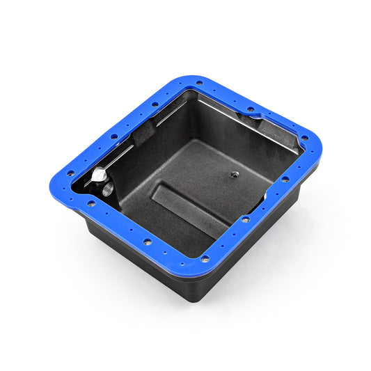 Speedmaster PCE221.1022 Fits Ford C4 Aluminum High Volume Transmission Oil Pan Cast Finned Black