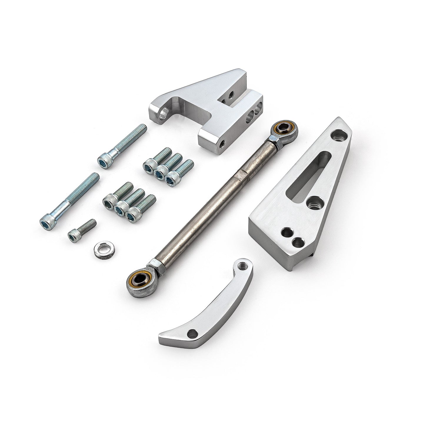 Speedmaster PCE232.1003 Fits Chevy SBC 350 Short Water Pump Swp Aluminum Alternator Bracket Kit Polished