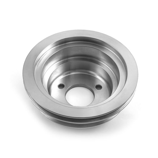 Speedmaster PCE239.1004 Fits Chevy BBC 454 Billet Aluminum Long Water Pump Lwp 3 Groove Crank Pulley