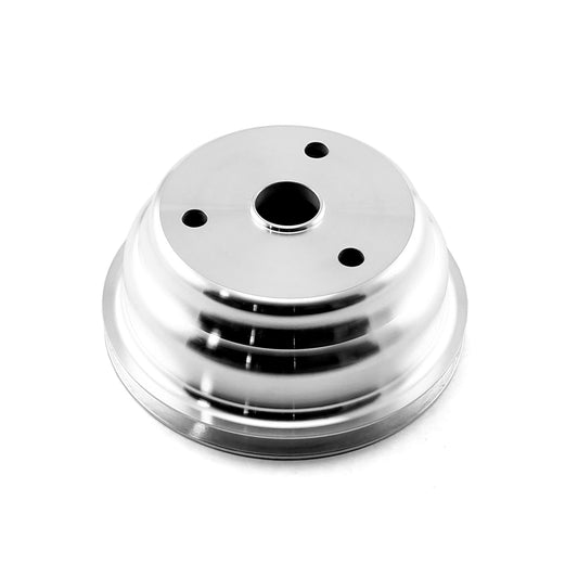 Speedmaster PCE239.1009 Fits Chevy SBC 350 Billet Aluminum Long Water Pump Lwp 1 Groove Crank Pulley