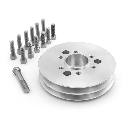 Speedmaster PCE239.1022 Fits Chevy SBC 350 2v Supercharger 2 Groove Accessory Drive Pulley