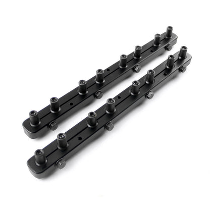 Speedmaster PCE259.1006 Fits Ford SB 289 302 351 Windsor Rocker Stud Girdle Kit Black With 7/16" Polylock Nuts