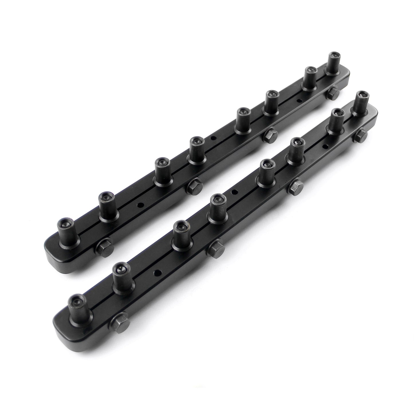 Speedmaster PCE259.1009 Fits Ford SB 289 302 351 Windsor Rocker Stud Girdle Kit Black With 3/8" Polylock Nuts