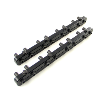 Speedmaster PCE259.1006 Fits Ford SB 289 302 351 Windsor Rocker Stud Girdle Kit Black With 7/16" Polylock Nuts