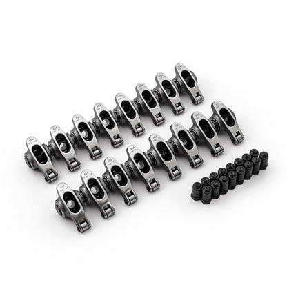 Speedmaster PCE261.1072.01 Fits Chevy BBC 454 1.7 Ratio 7/16" Stainless Steel Roller Rocker Arms Set