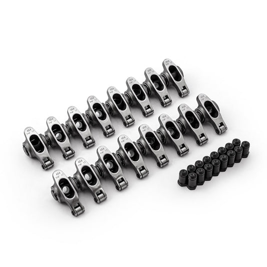 Speedmaster PCE261.1072.01 Fits Chevy BBC 454 1.7 Ratio 7/16" Stainless Steel Roller Rocker Arms Set