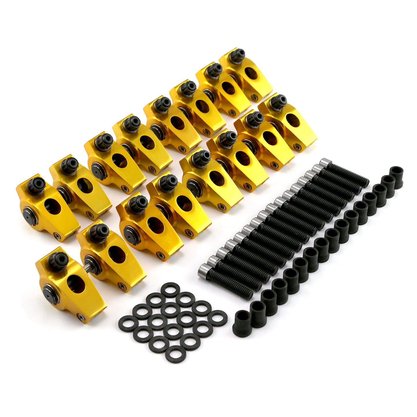 Speedmaster PCE261.1116 Fits Oldsmobile 330 350 400 425 455 1.6 Ratio Aluminum Shaft Mount Rocker Arm Set