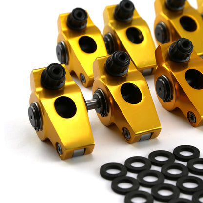 Speedmaster PCE261.1116 Fits Oldsmobile 330 350 400 425 455 1.6 Ratio Aluminum Shaft Mount Rocker Arm Set