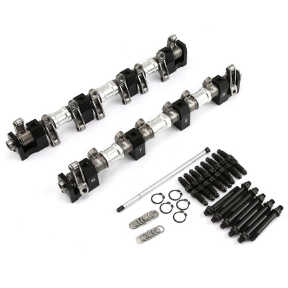 Speedmaster PCE261.1173 Fits Ford FE 390 428 Shaft Mount 1.76 Ratio Stainless Steel Rocker Arms W/ Hardware
