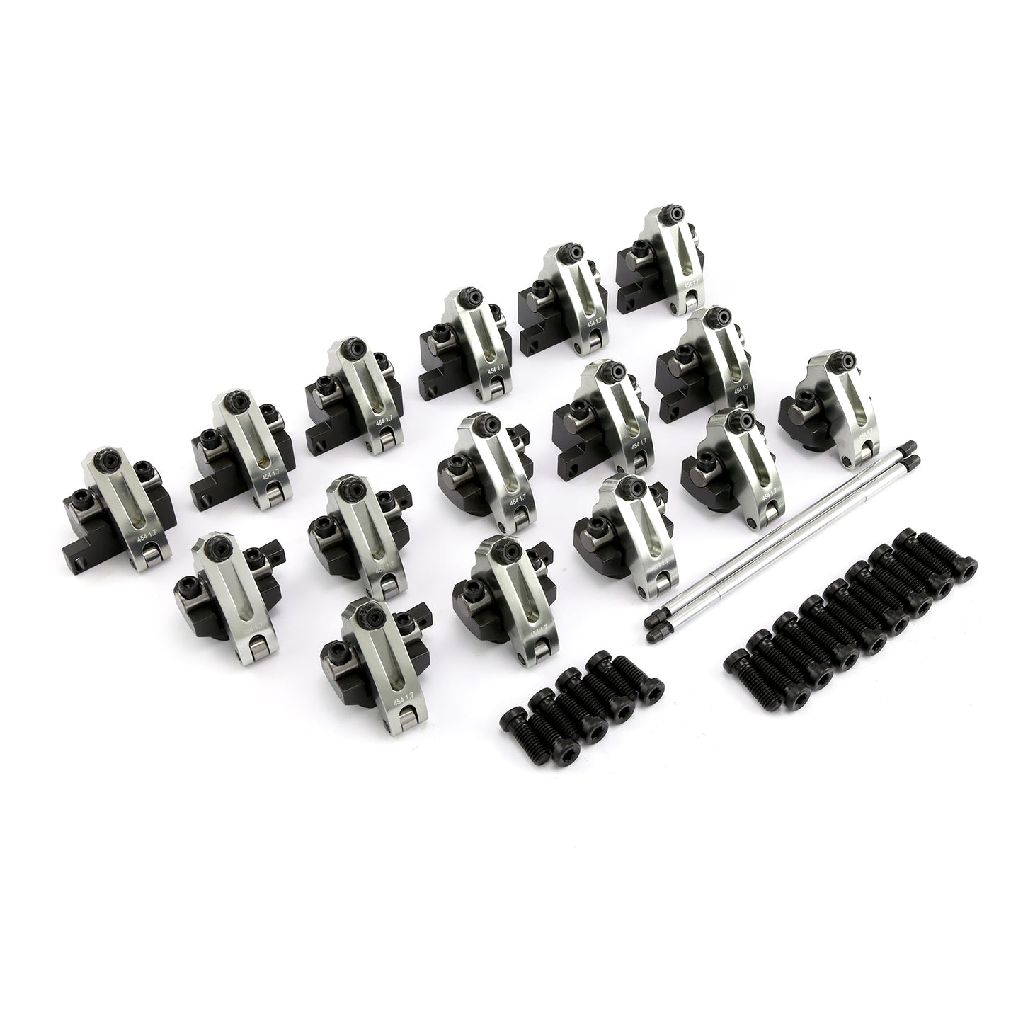 Speedmaster PCE261.1060.01 Fits Chevy BBC 454 Shaft Mount 1.7 Ratio Aluminum Race Rocker Arms Set W/ Hardware