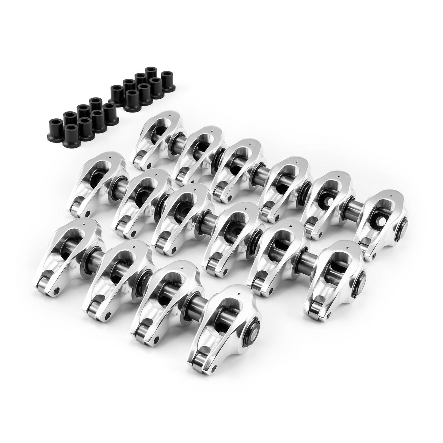 Speedmaster PCE261.1041.02 Fits Chevy LS1 1.7 Ratio Aluminum Pedestal Mount Roller Rocker Arm Set