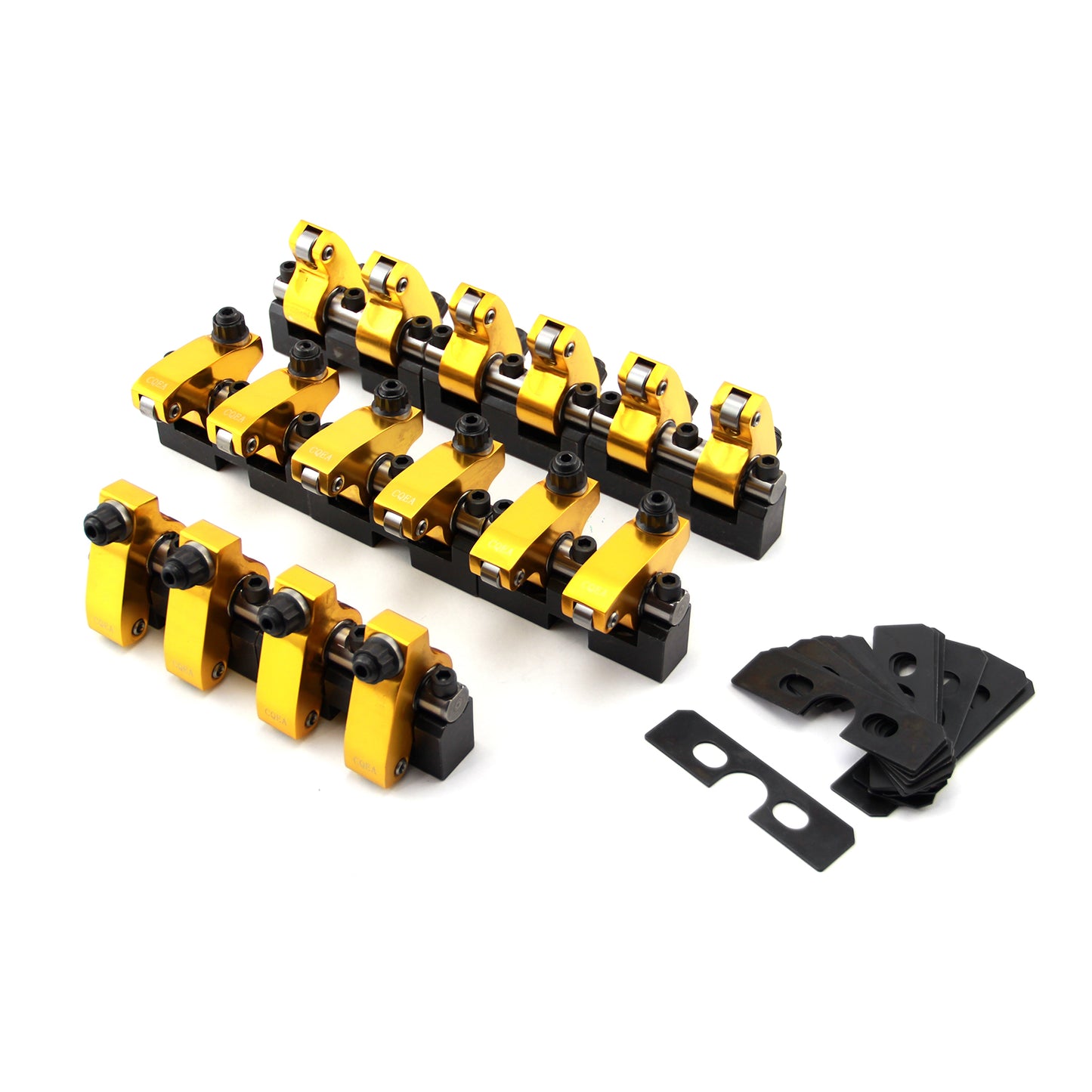 Speedmaster PCE261.1098.03 Fits Chevy SBC 350 1.6 Ratio Alum. Shaft Mount Roller Rocker Arm Set (Zero Offset)