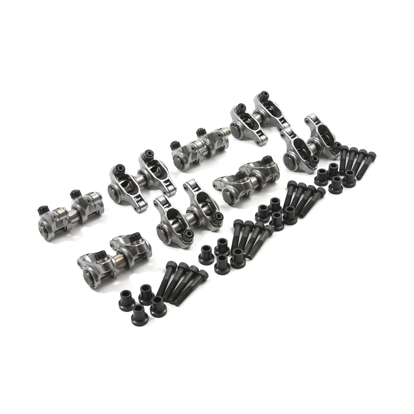 Speedmaster PCE261.1092 Fits Chevy LS 1.7 Ratio Adjustable Stainless Steel Roller Rocker Arm Set