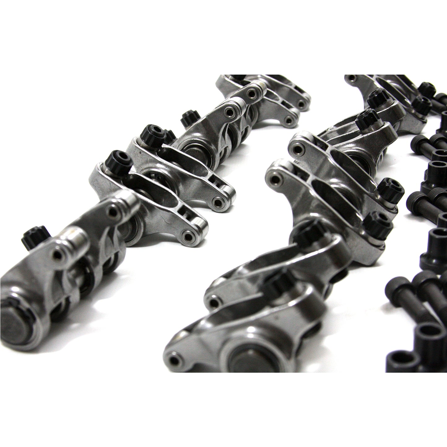 Speedmaster PCE261.1097 Fits Chevy GM LS1 / LS6 1.9 Ratio Adjustable Stainless Steel Roller Rocker Arm Set