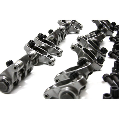 Speedmaster PCE261.1097 Fits Chevy GM LS1 / LS6 1.9 Ratio Adjustable Stainless Steel Roller Rocker Arm Set