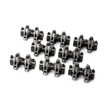 Speedmaster PCE261.1108 Fits Chevy SBC 350 1.5 Ratio Stainless Steel Shaft Mount Roller Rocker Arm Set