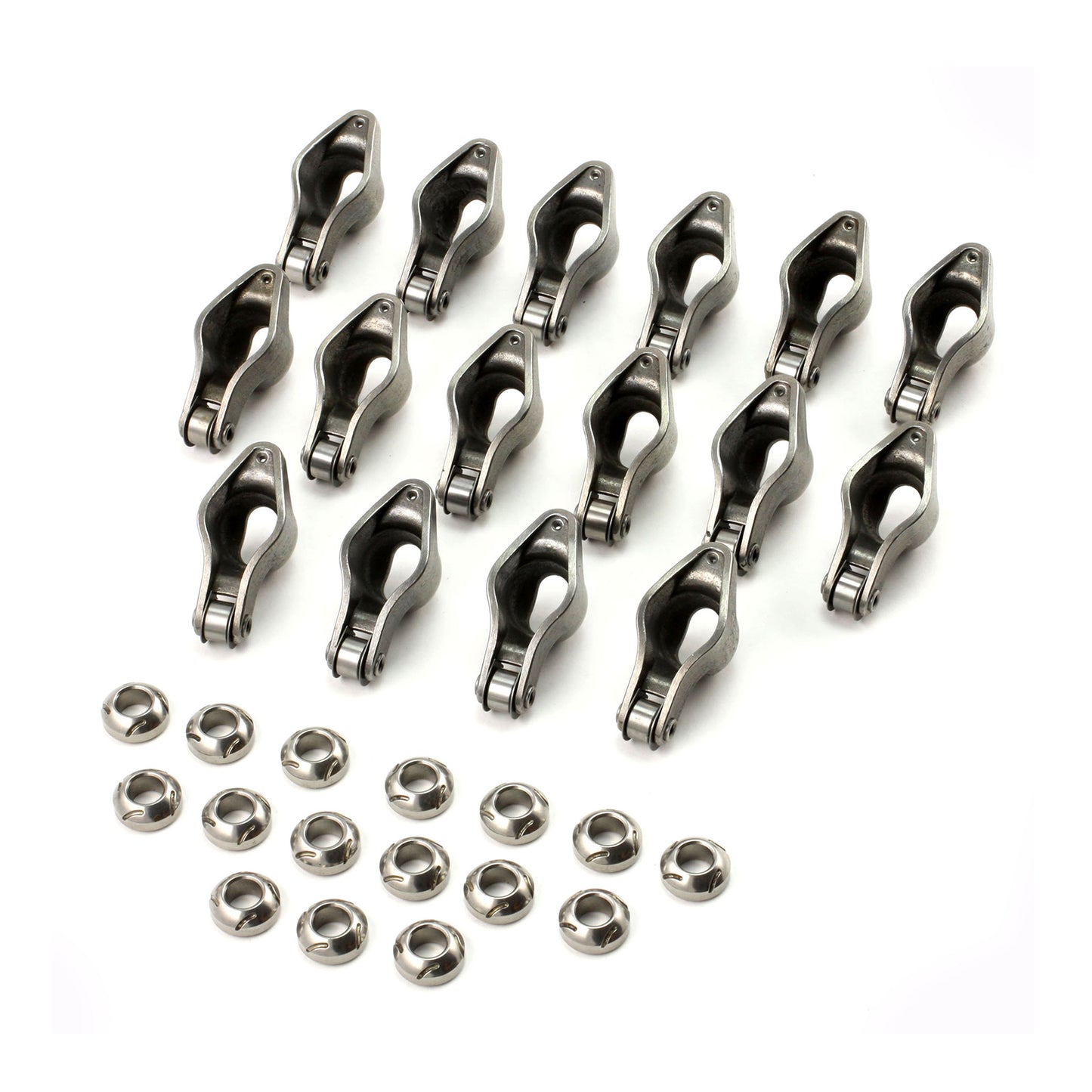 Speedmaster PCE261.1056.02 Fits Ford 302 351C Cleveland 460 1.73 7/16" Steel Roller Tip Rocker Arm Self Aligning