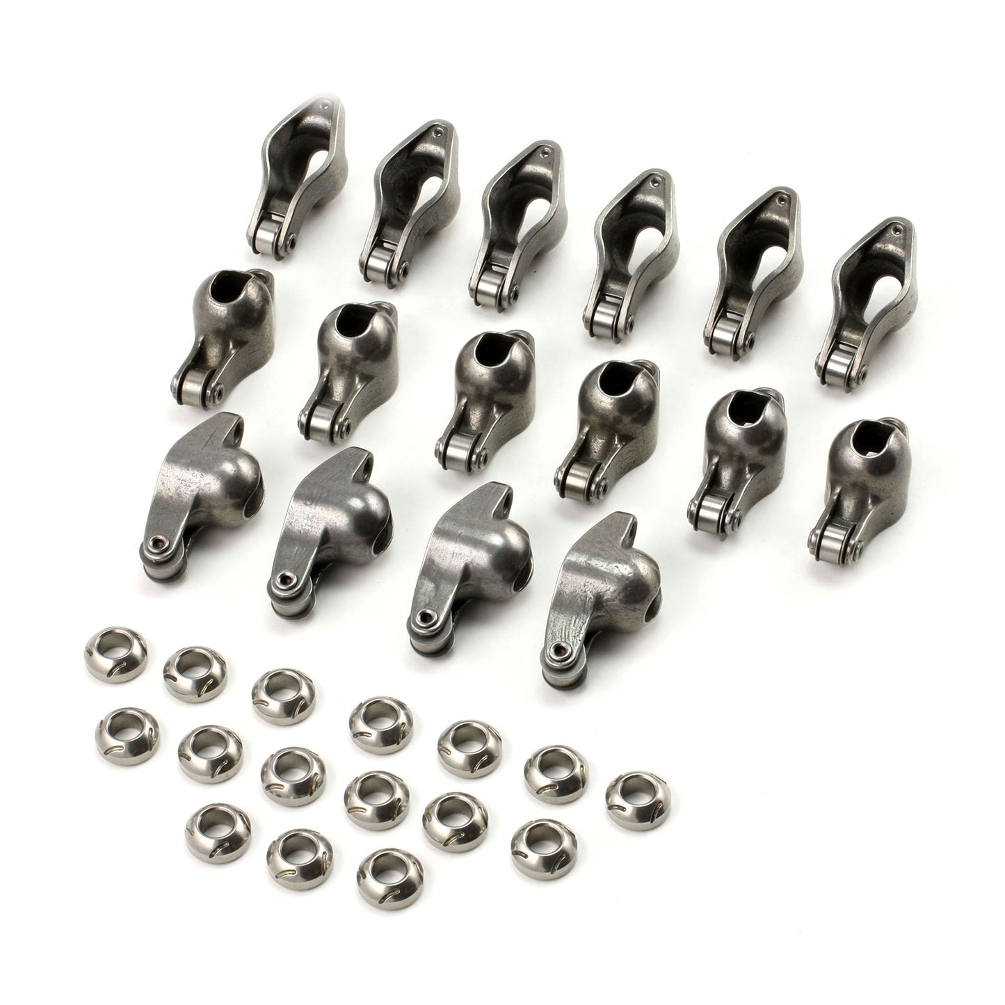 Speedmaster PCE261.1052.02 Fits Ford SB 289 302 351 Windsor 1.60 3/8" Steel Roller Tip Rocker Arm Set Self Align