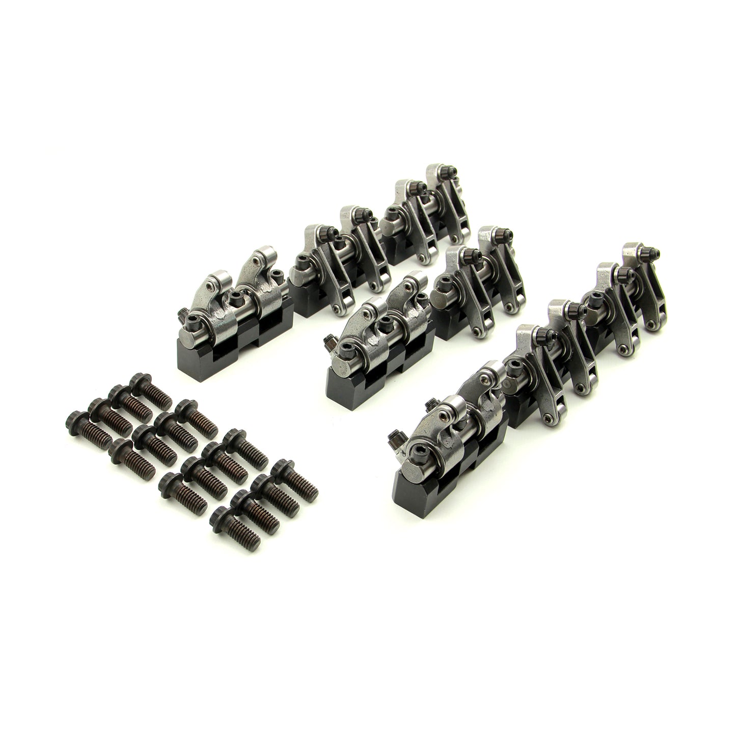 Speedmaster PCE261.1114 Fits Ford SB 289 302 351 Windsor Shaft 1.7 Zero Offset Stainless Steel Rocker Arms