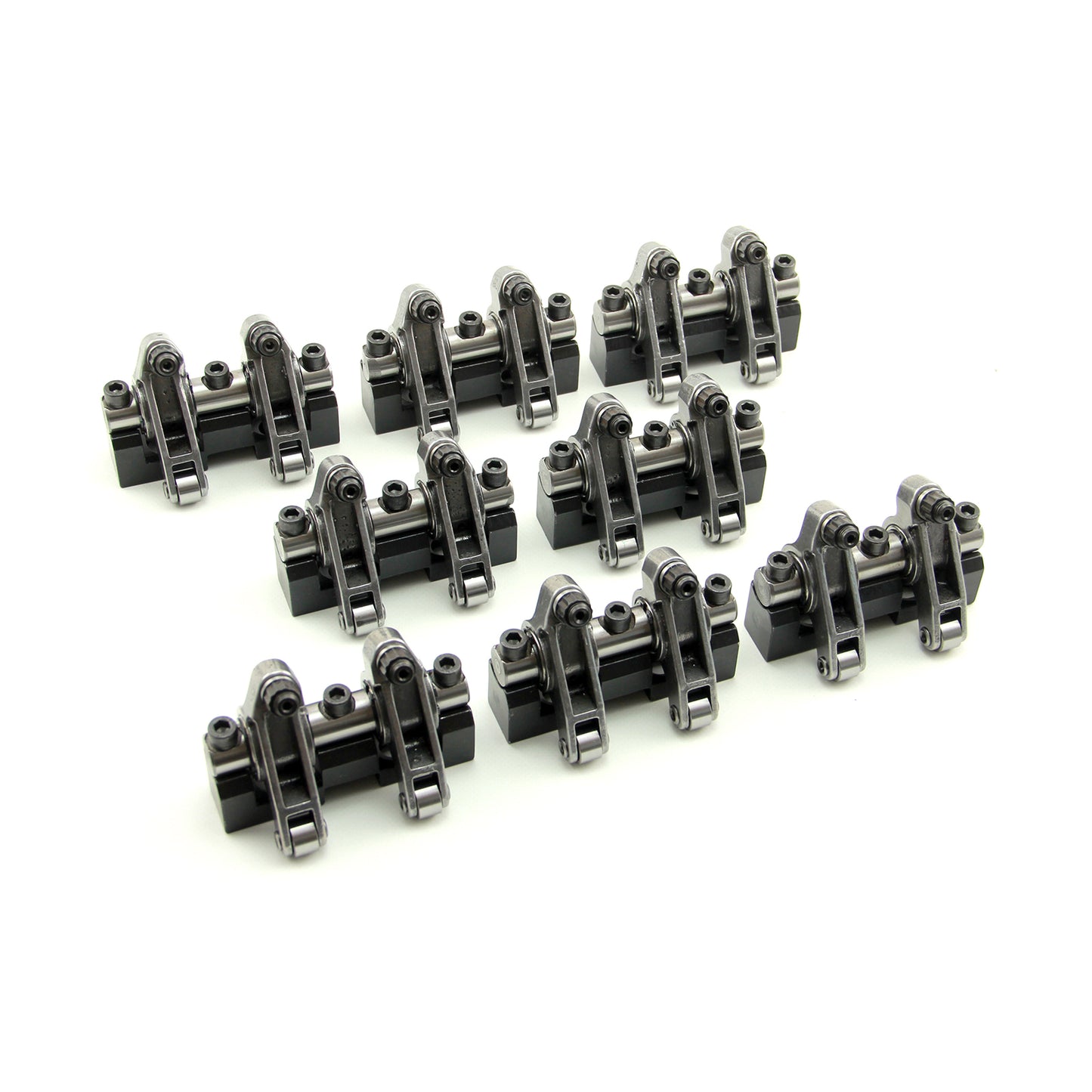 Speedmaster PCE261.1114 Fits Ford SB 289 302 351 Windsor Shaft 1.7 Zero Offset Stainless Steel Rocker Arms