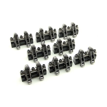 Speedmaster PCE261.1114 Fits Ford SB 289 302 351 Windsor Shaft 1.7 Zero Offset Stainless Steel Rocker Arms