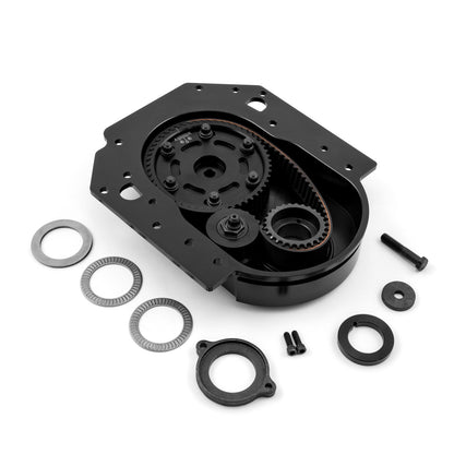 Speedmaster PCE262.1005.02 Fits Ford 302 351C Cleveland Standard Cam Height Timing Belt Drive Kit - Black