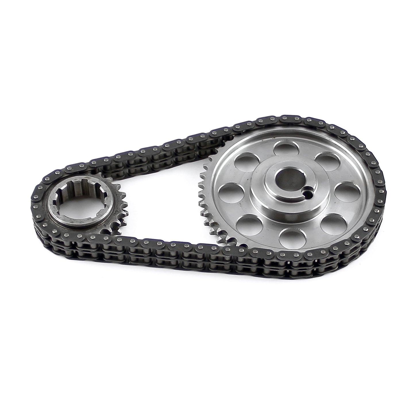 Speedmaster PCE264.1012 Fits Ford 429 460 Double Roller 9 Keyway Billet Steel Timing Chain Kit (Brs/Brg)