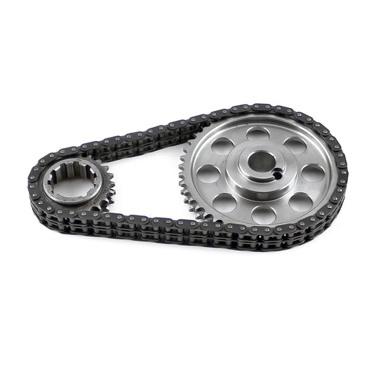 Speedmaster PCE264.1012 Fits Ford 429 460 Double Roller 9 Keyway Billet Steel Timing Chain Kit (Brs/Brg)