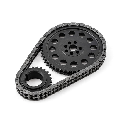 Speedmaster PCE264.1016 Fits Oldsmobile 400 425 455 Double Roller 9 Keyway Billet Steel Timing Chain Kit