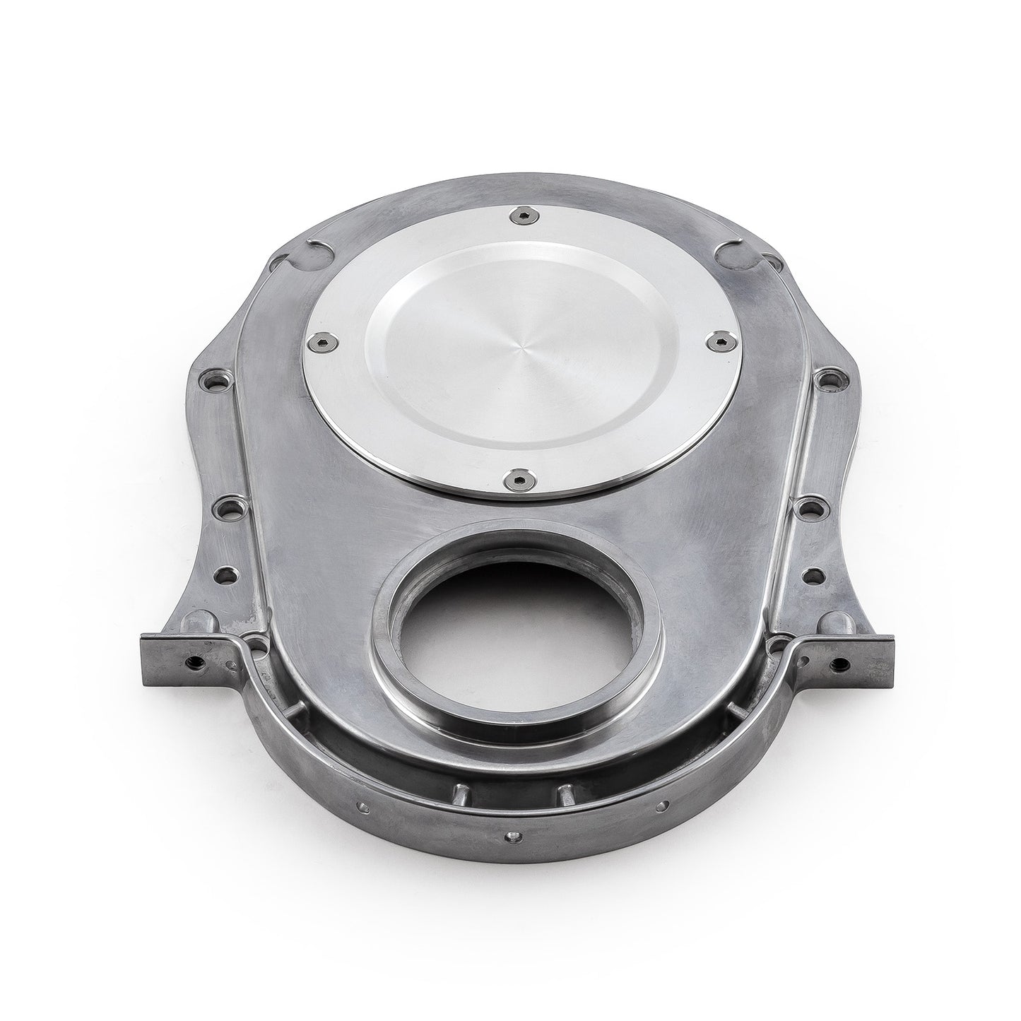 Speedmaster PCE264.1021 Fits Chevy BBC 454 Double Roller 2pc Adj Billet Steel Timing Chain & Cover Kit