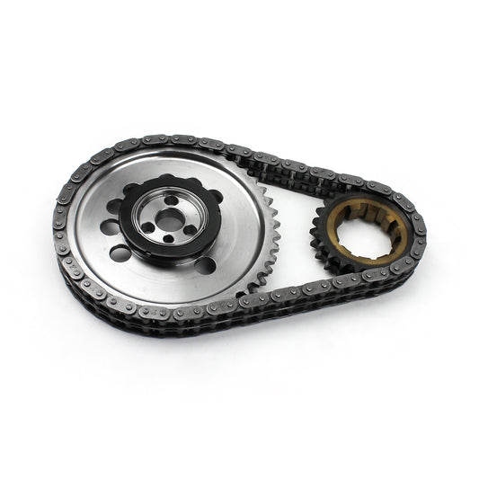 Speedmaster PCE264.1026 Fits Chevy GM LS7 Double Roller 9 Keyway Billet Steel Timing Chain Kit