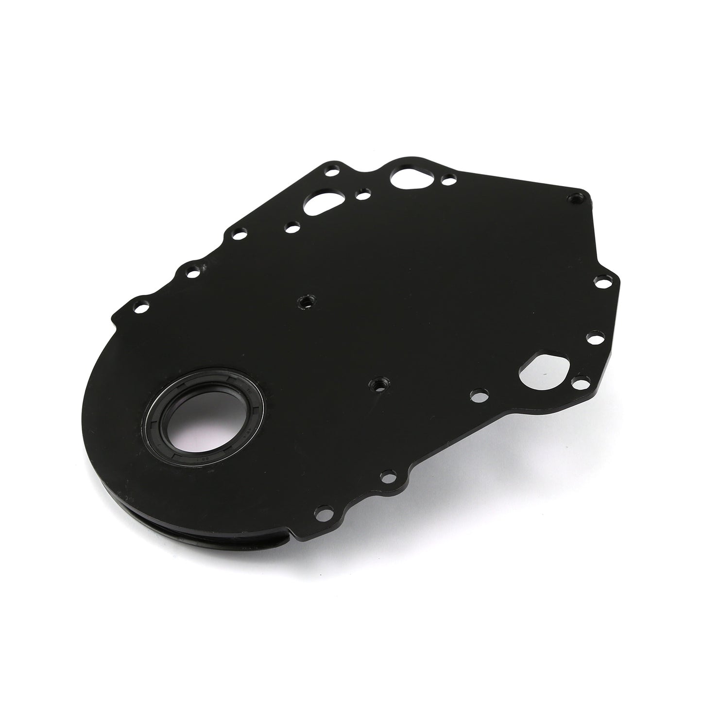 Speedmaster PCE265.1053 Fits Ford 302 351C Cleveland Black Aluminum Timing Cover With Seal