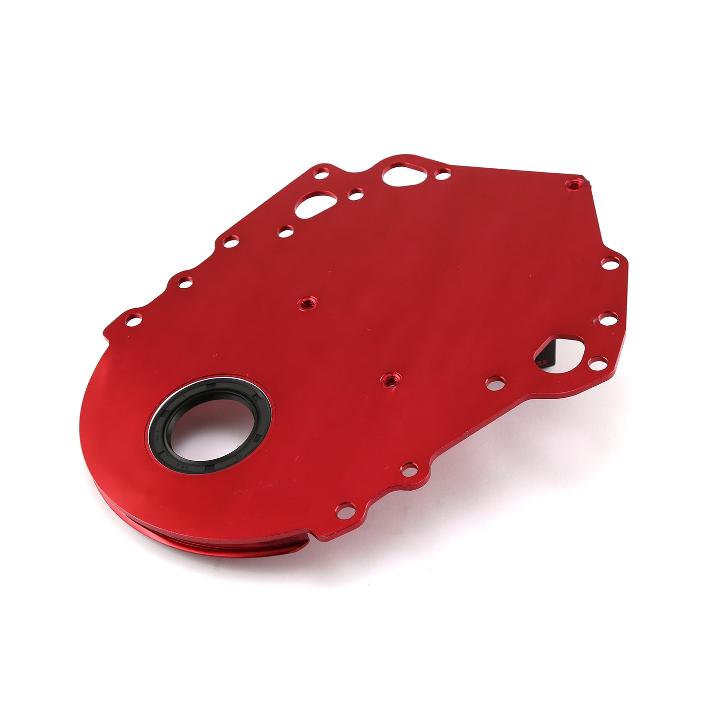 Speedmaster PCE265.1054 Fits Ford 302 351C Cleveland Red Aluminum Timing Cover With Seal
